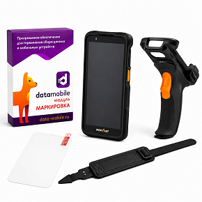 MERTECH MovFast S55, арт. 10010 (пистолетная рукоятка, чехол, стекло, ремешок) + ПО DataMobile картинка от магазина Кассоптторг